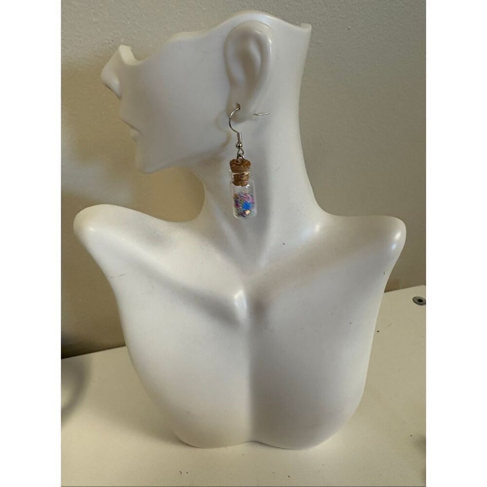 Confetti jar earrings